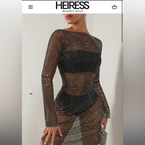 HEIRESS BEVERLY HILLS SPARKLY DRESS - Picture 2 of 5